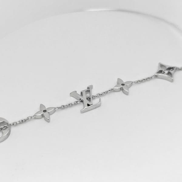Bracelet Louis Vuitton Idylle Blossom or blanc
